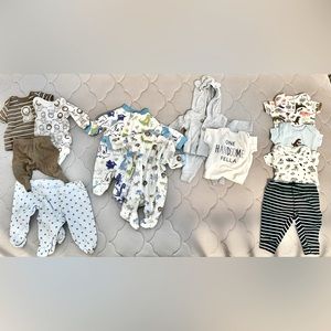 Premie boy clothes bundle